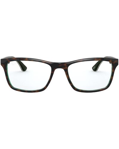 Ray-Ban Rx5279 Square Prescription Eyeglass Frames - Black