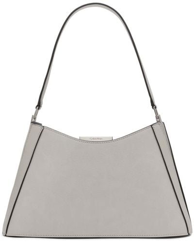 Calvin Klein Wren Demi Shoulder Bag - Gray