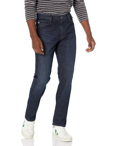 AG Jeans Everett Ag-ed Slim Straight Leg Stretch Denim - Blue