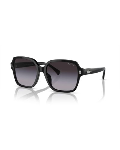 Ralph By Ralph Lauren Ra5304u Universal Fit Square Sunglasses - Black