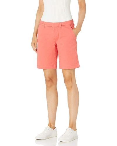 Tommy Hilfiger , 9" Hollywood , Standard And Plus Size Shorts, Coralie, 22 - Red