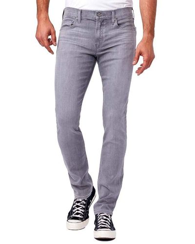 PAIGE Federal Transcend Slim Straight Fit Jean - Gray