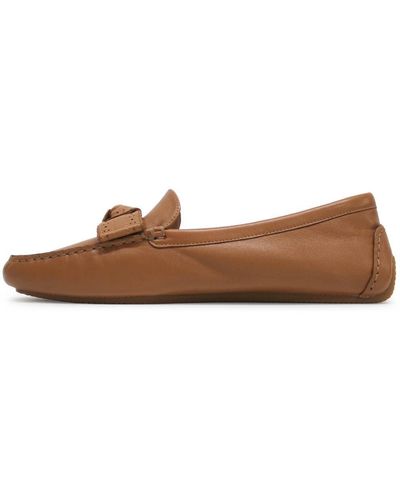 Cole Haan Bellport Bow Driver Driving Style Loafer - Brown