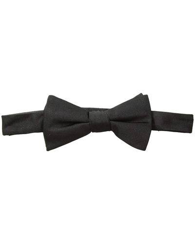 Tommy Hilfiger Mens Core Solid Bow Ties - Black