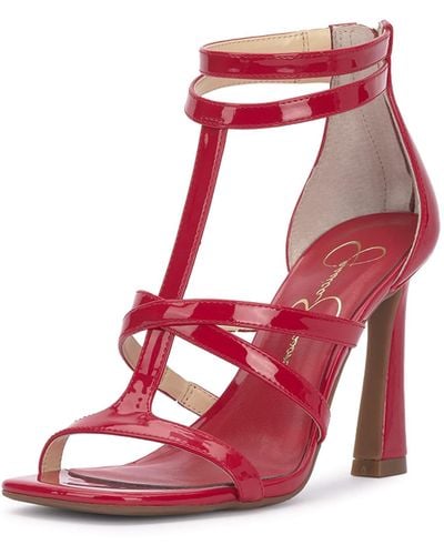 Jessica Simpson Aaralyn High Heel Sandal Heeled - Red