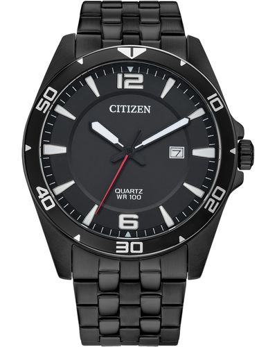 Citizen Classic Quartz Black Stainless Steel Bracelet