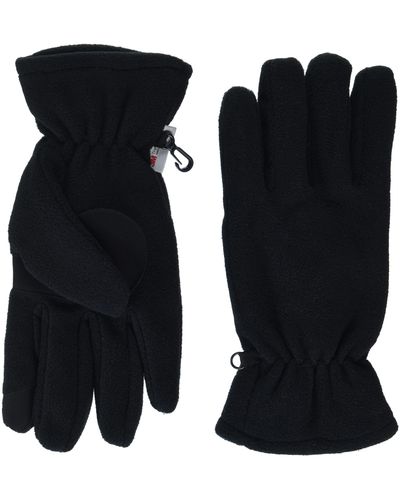 Amazon Essentials Fleece E-tip Gloves - Black