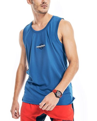 Nautica Competition Sustainably Crafted Tank - Blue