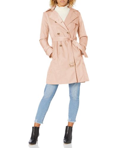 Cole Haan Classic Belted Trench Coat - Natural