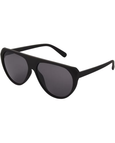 French Connection Minnie Shield Sunglasses - Black