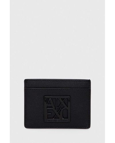 Emporio Armani A | X Armani Exchange Susy Small Leather Good - Black