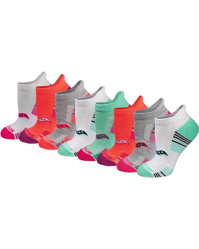 Saucony Performance Heel Tab Athletic Socks - Multicolor