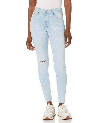 AG Jeans Farrah High Rise Skinny Ankle Jean - Blue