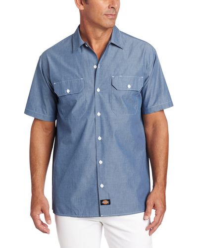 Dickies Short Sleeve Shirt - Blue