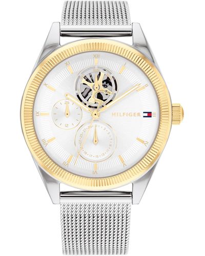 Tommy Hilfiger Function Quartz Watch - Stainless Steel Wristwatch For - Metallic
