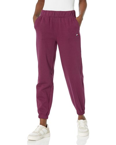 Tommy Hilfiger Performance Sweatpants – Sweatpants For With Adjustable - Purple