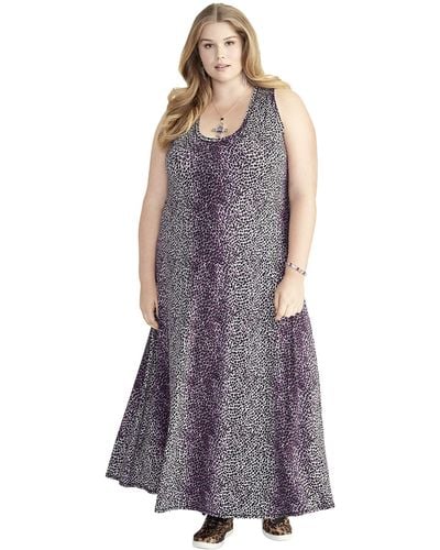 RACHEL Rachel Roy Plus Size Samantha Dress - Purple