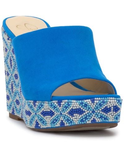 Jessica Simpson Shantell4 Wedge Sandal - Blue