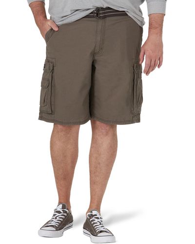 Lee Jeans Big and Tall New Belted Wyoming Cargo Short - Natur