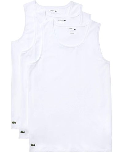 Lacoste Essential Slim Tank Top Set - White
