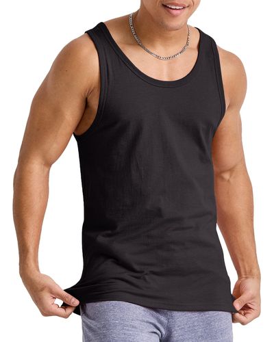 Hanes Sleeveless t-shirts for Men | Online Sale up to 63% off | Lyst