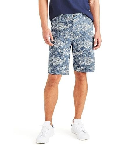 Dockers Ultimate Straight Fit Supreme Flex Shorts - Blue