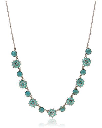Lucky Brand Turquoise Collar Necklace - Multicolor