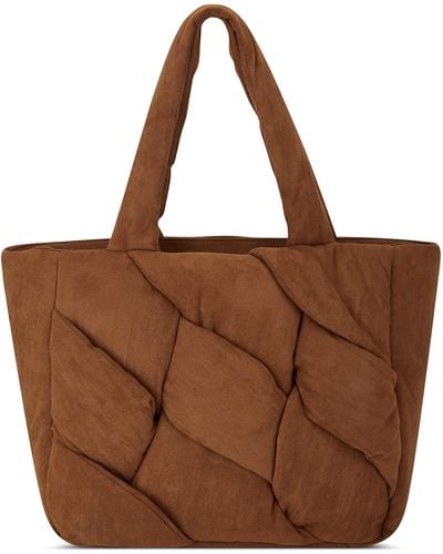 Vince Camuto Dayah Tote Handbags - Brown