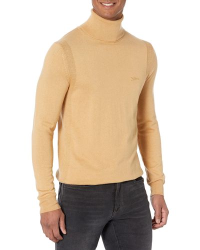 Guess Eco Percival Turtleneck Sweater - Blue