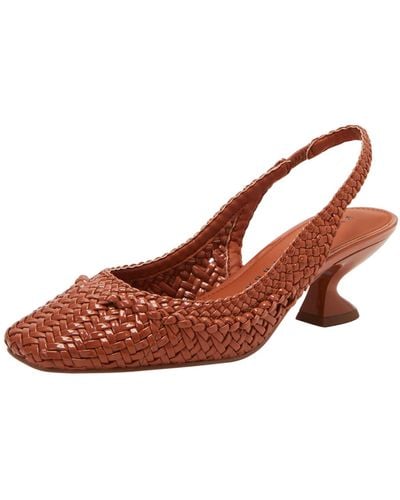 Katy Perry Laterr Woven Sling-back Pump - Brown