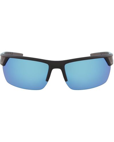 Columbia Peak Racer Polarized Rectangular Sunglasses - Blue