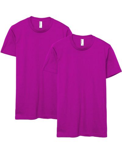 American Apparel Fine Jersey T-shirt - Purple