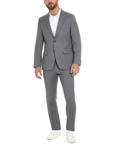 Tommy Hilfiger Th Flex Modern Fit Suit Separates - Gray