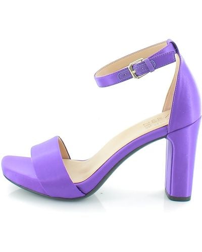 Naturalizer Joy Ankle Strap Heeled Dress Sandal - Purple