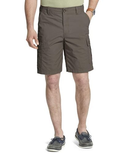 G.H. Bass & Co. Big & Tall Big And Tall Ripstop Stretch Cargo Short - Green