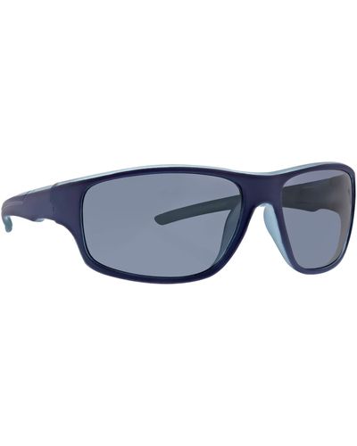 Life Is Good. Triton Polarized Rectangular Sunglasses - Blue
