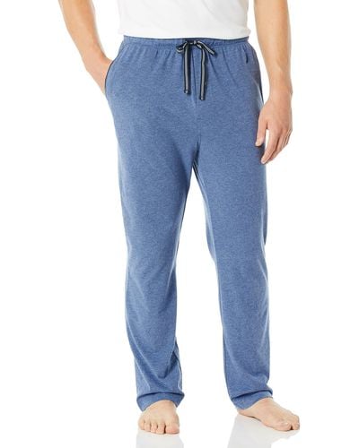 Nautica Soft Knit Sleep Lounge Pant Pantaloni Pigiama - Blu