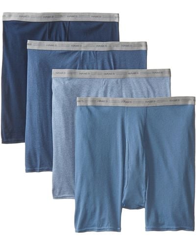 Blue Hanes Underwear for Men | Lyst