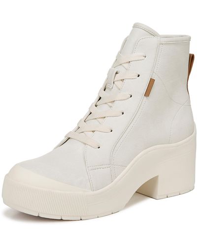 Dr. Scholls Dr. Scholl's S Time Off Up Lace Up Boot White Denim Vibes 11 M