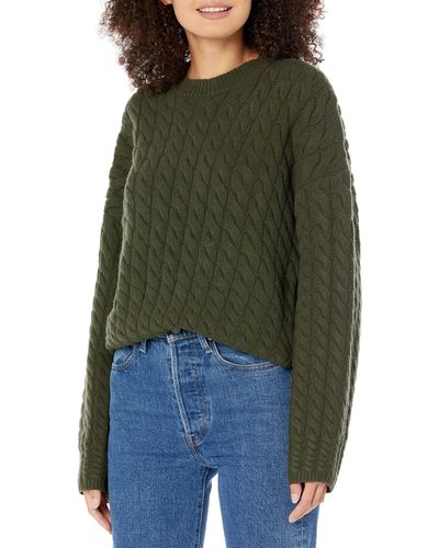 Theory Karenia Cable-knit Sweater - Green