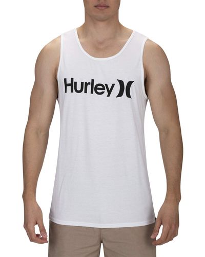 Hurley One And Only Graphic Tank Top - White