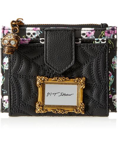Betsey Johnson Macys Exclusive Zip Around Wallet in Pink