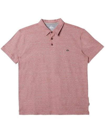 Quiksilver Sunset Cruise Collared Polo Shirt - Pink