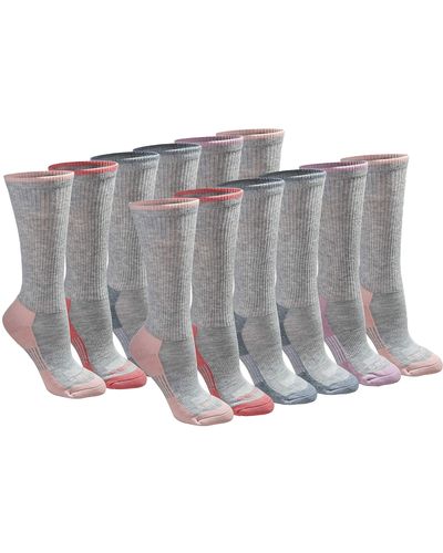 Dickies Dritech Advanced Moisture Wicking Crew Socks - Gray