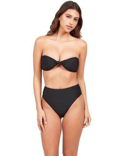 Volcom Womens Simply Seamless Tube Bikini Top - Black