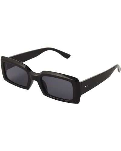 French Connection Hermione Rectangle Sunglasses - Black