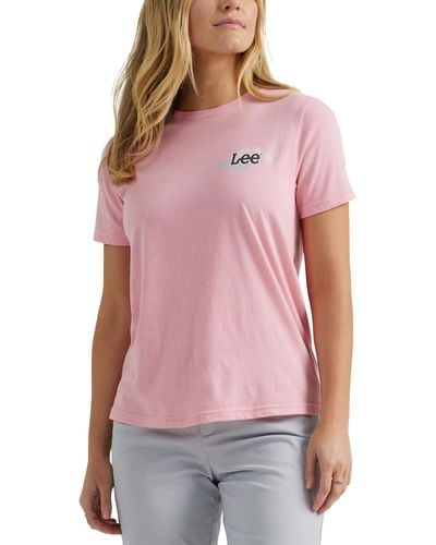 Lee Jeans Graphic Tee - Pink