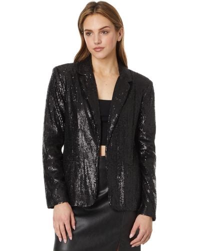 Lucky Brand Sequin Blazer - Black