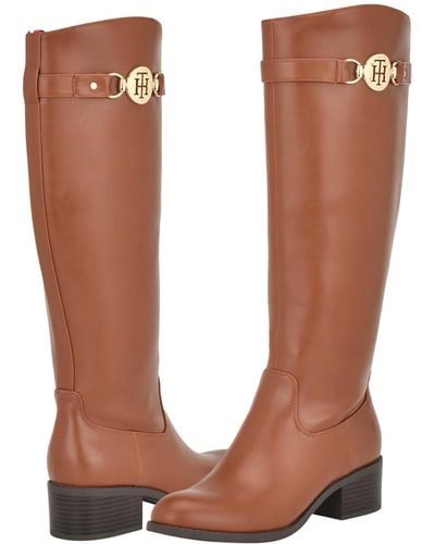 Tommy Hilfiger Dezy Equestrian Boot - Brown