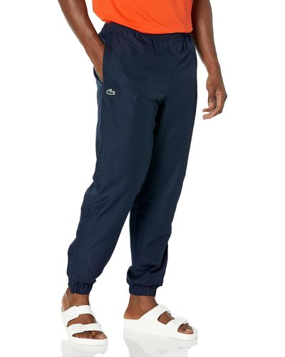 Lacoste Relaxed Fit W/adjustable Waist Sweatpant - Blue
